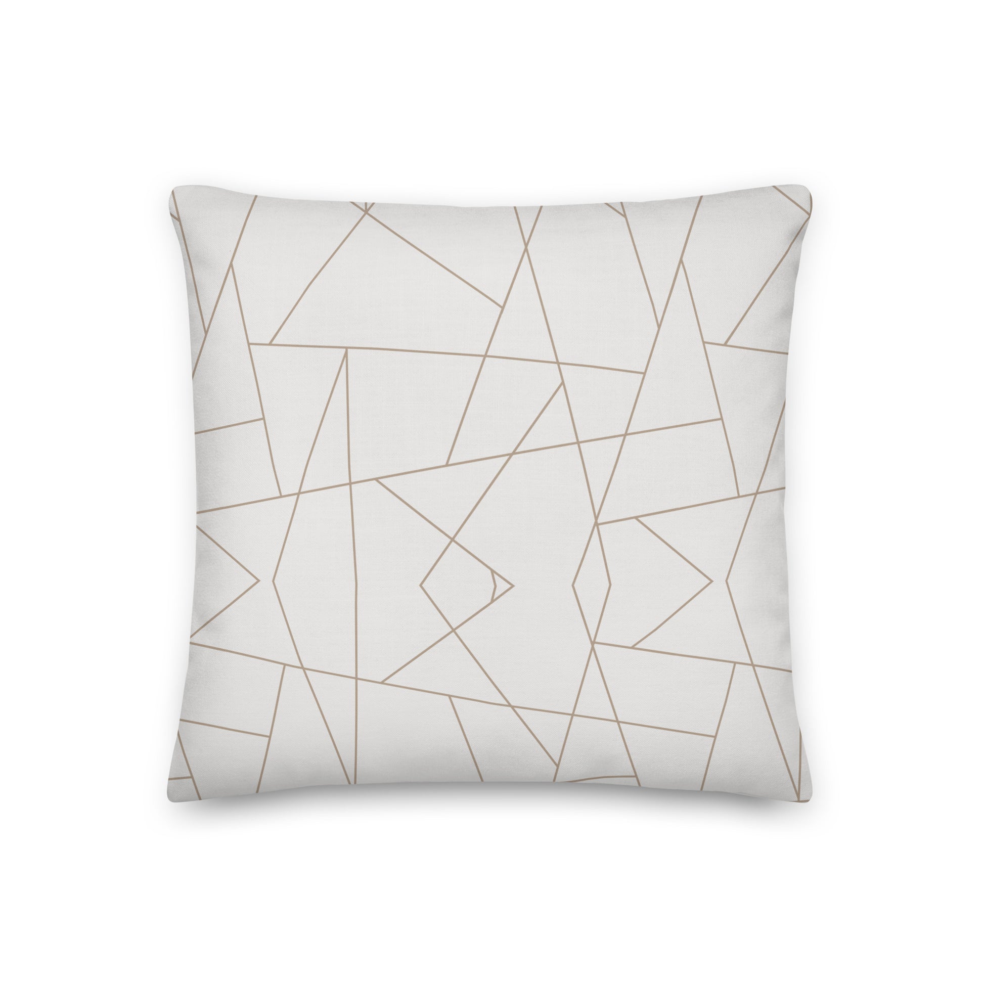 Abstract Geometric Premium Throw Pillow - Mirfia