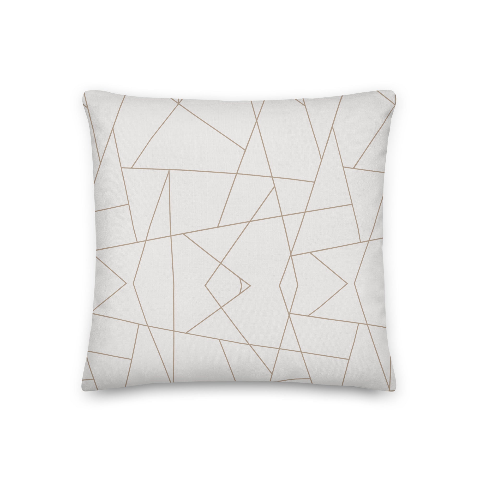 Abstract Geometric Premium Throw Pillow - Mirfia
