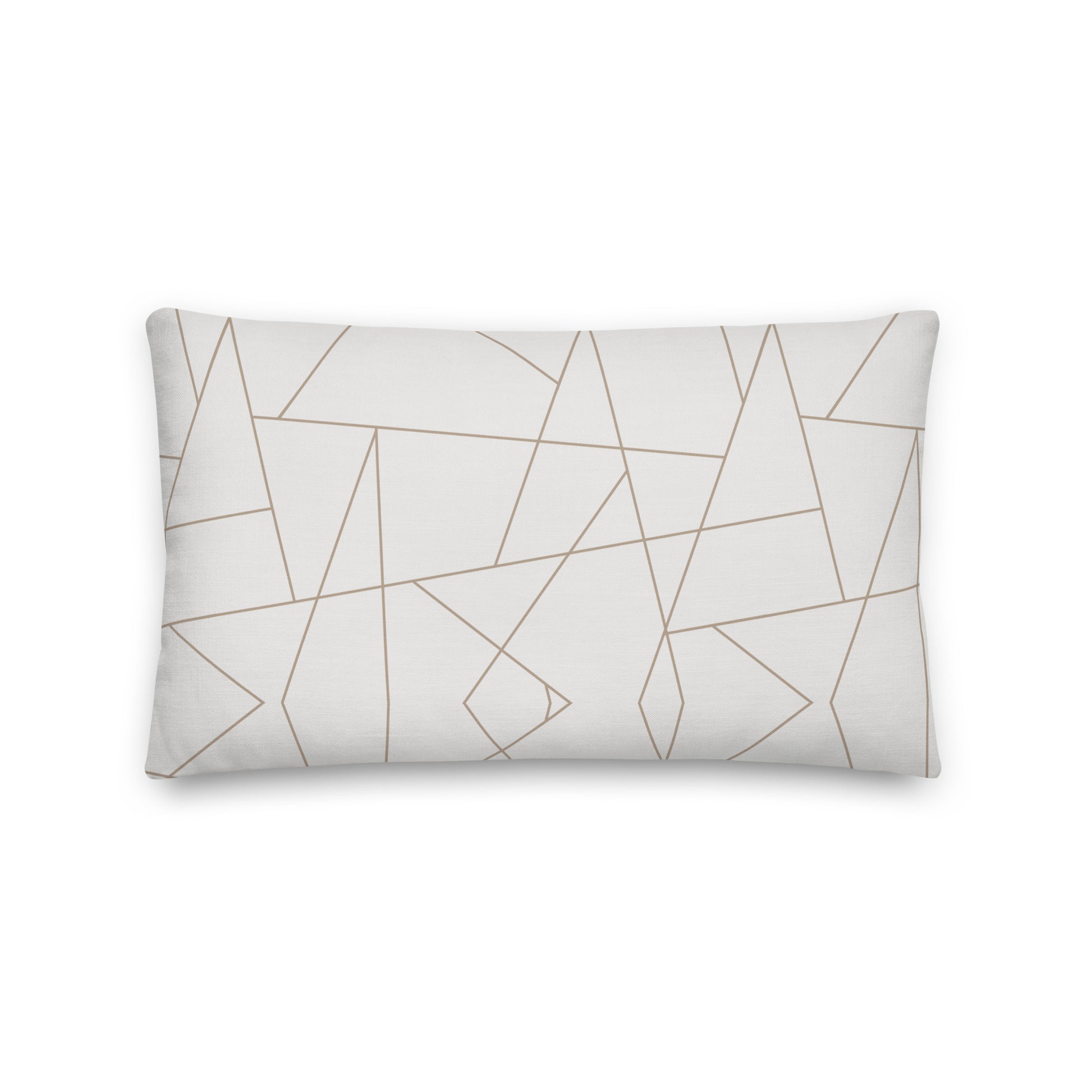Abstract Geometric Premium Throw Pillow - Mirfia