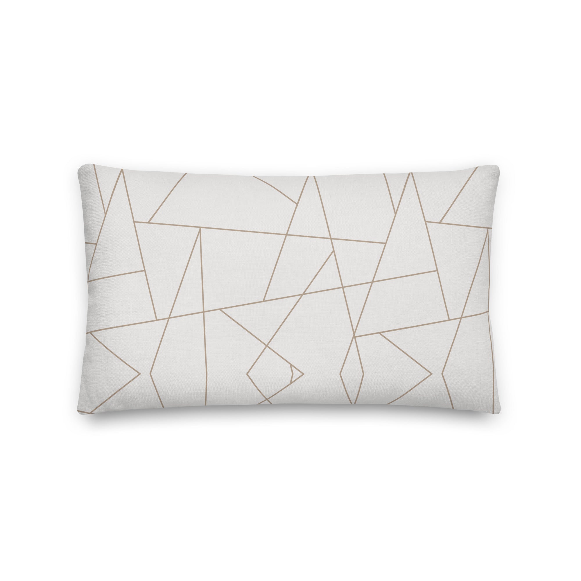 Abstract Geometric Premium Throw Pillow - Mirfia