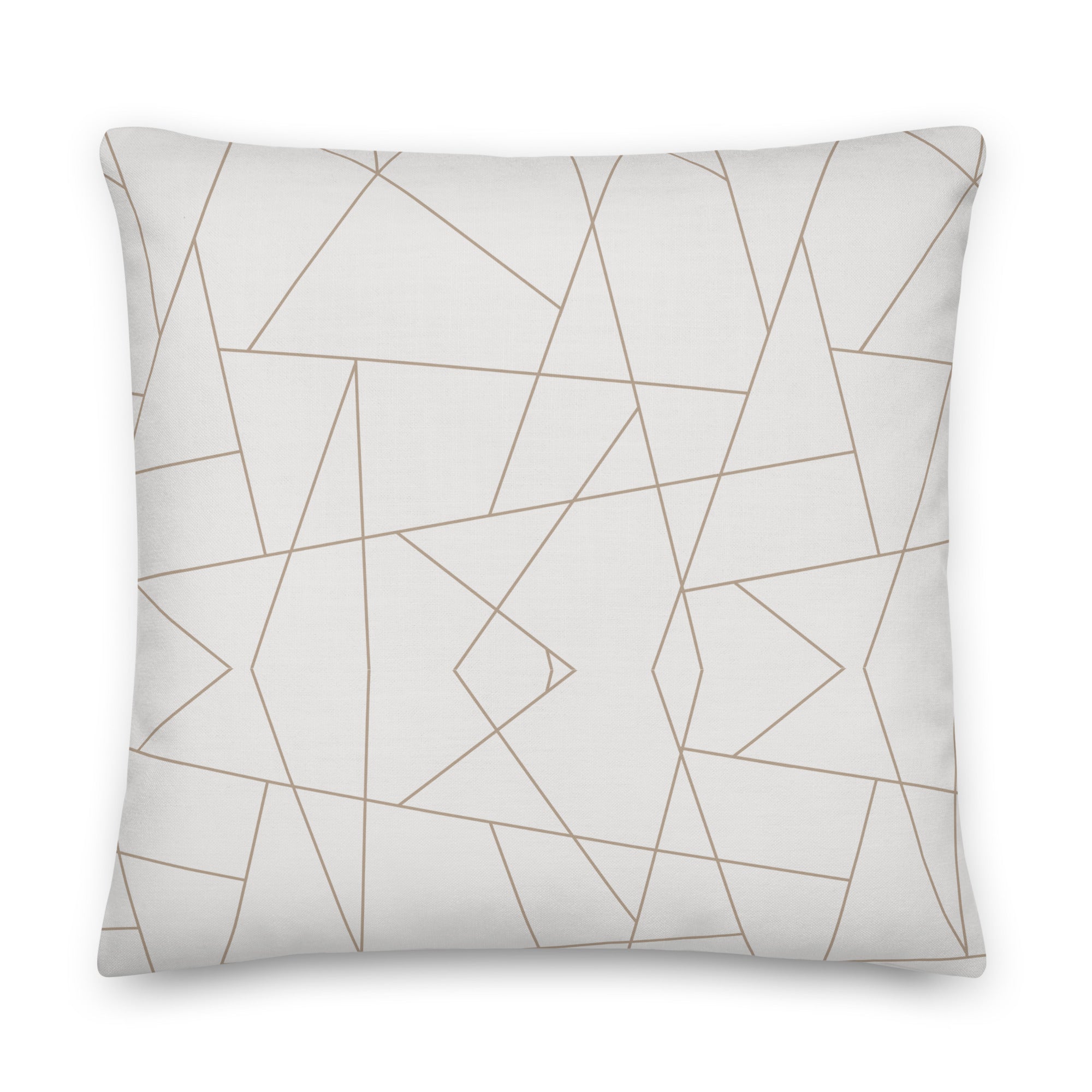 Abstract Geometric Premium Throw Pillow - Mirfia