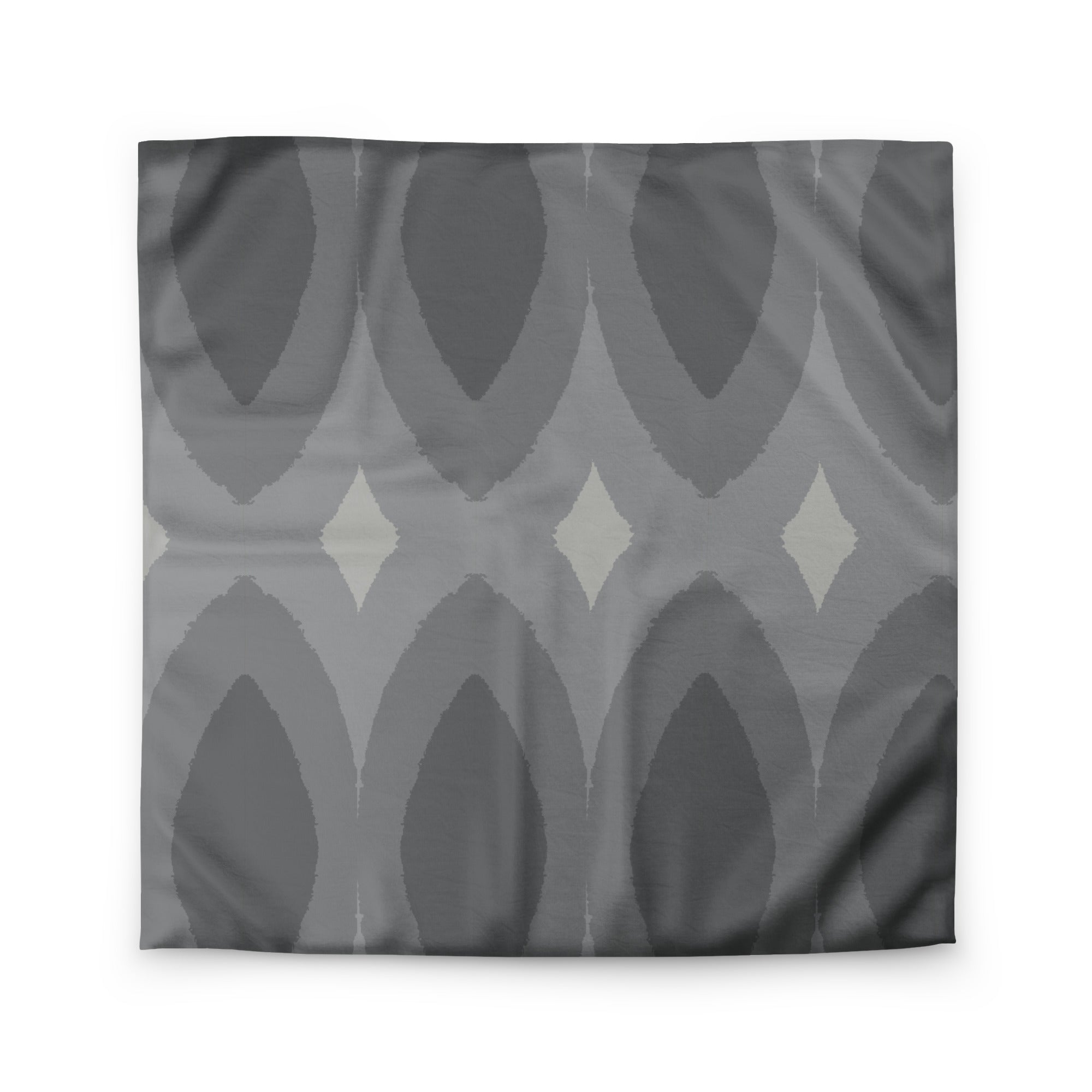 contemporary grey duvet cover minimalist style