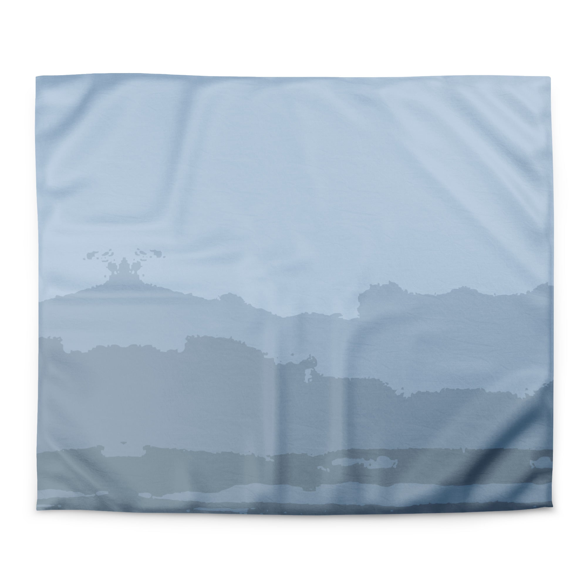 indigo blue abstract bedding duvet cover