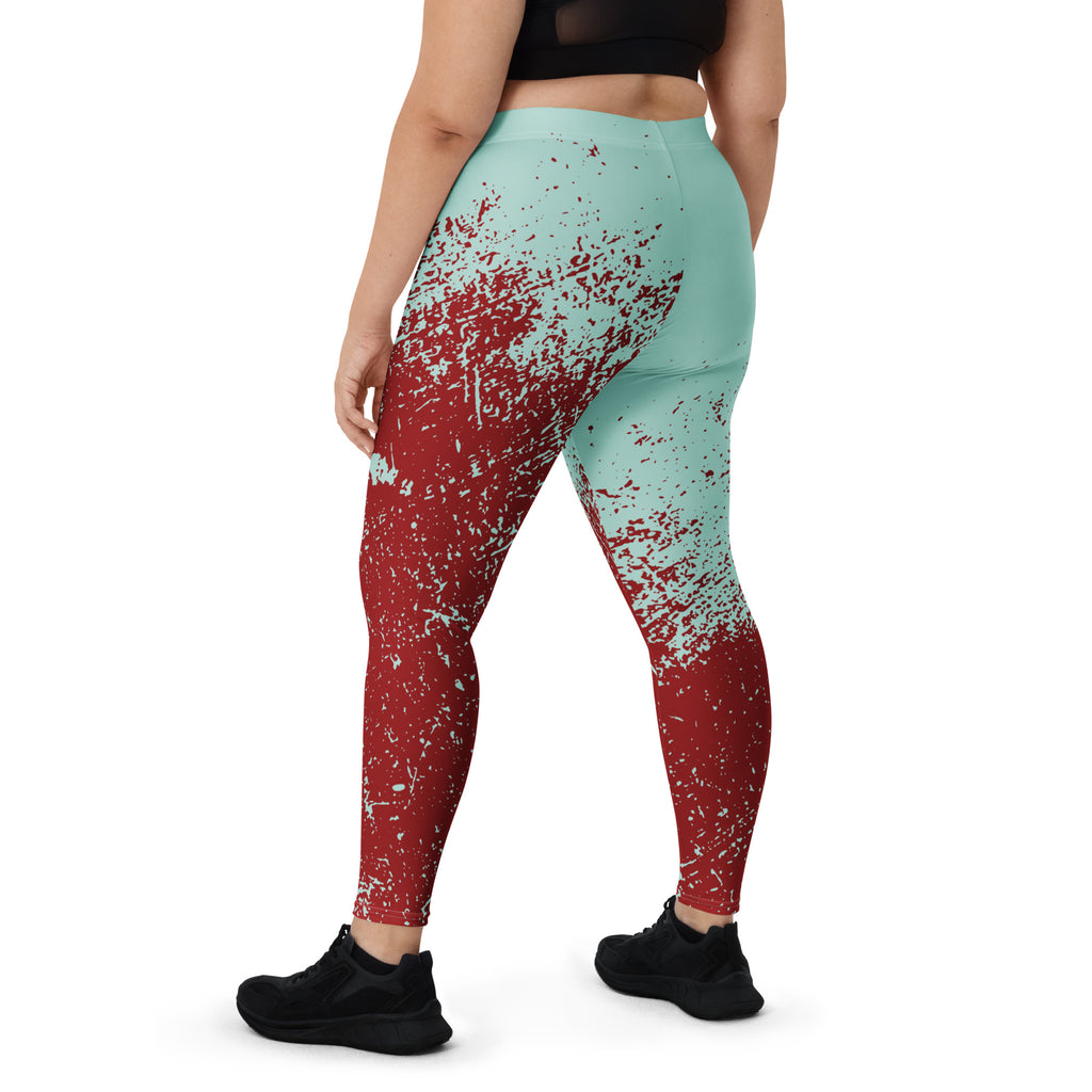 Smooth spandex leggings detail