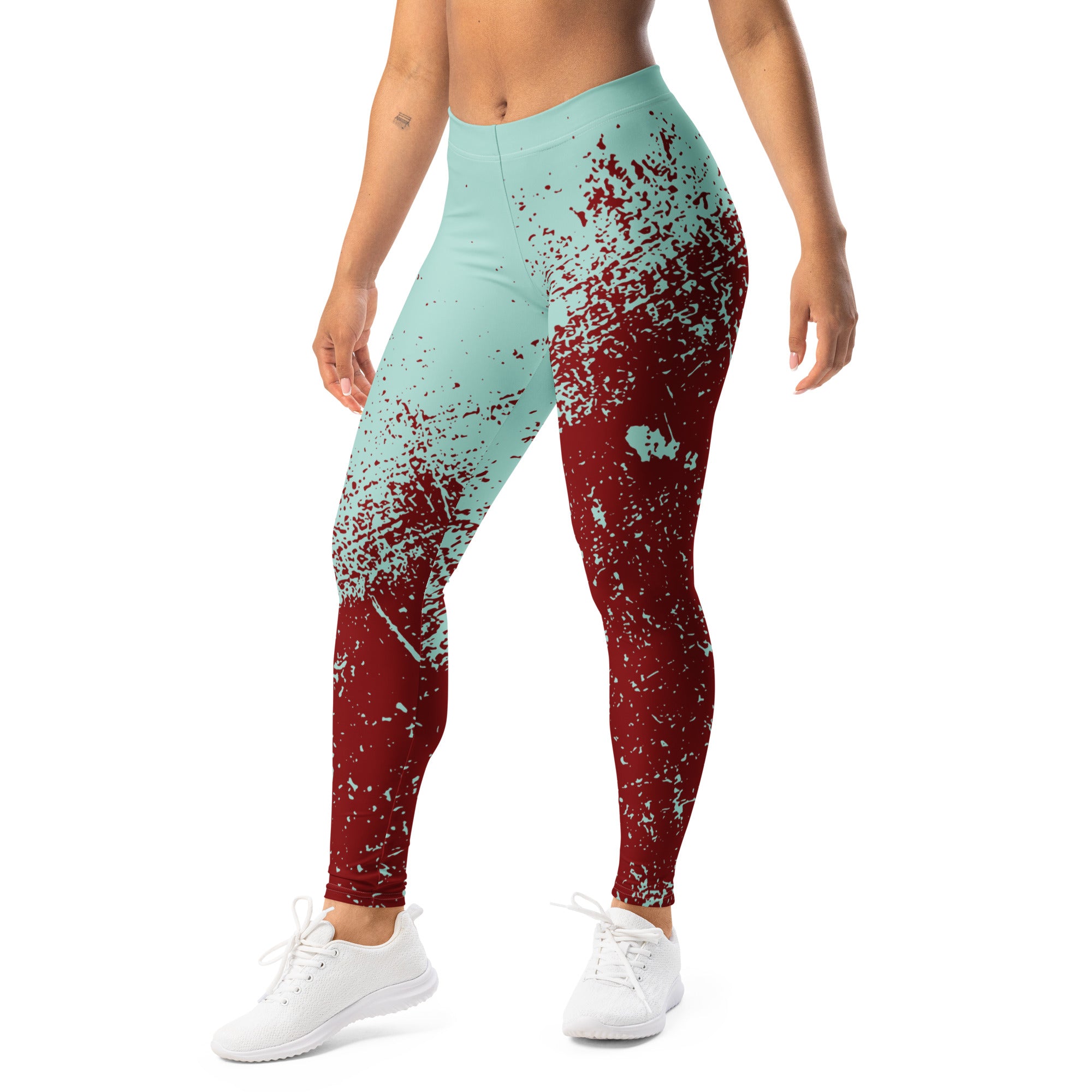Abstract Leggings front view