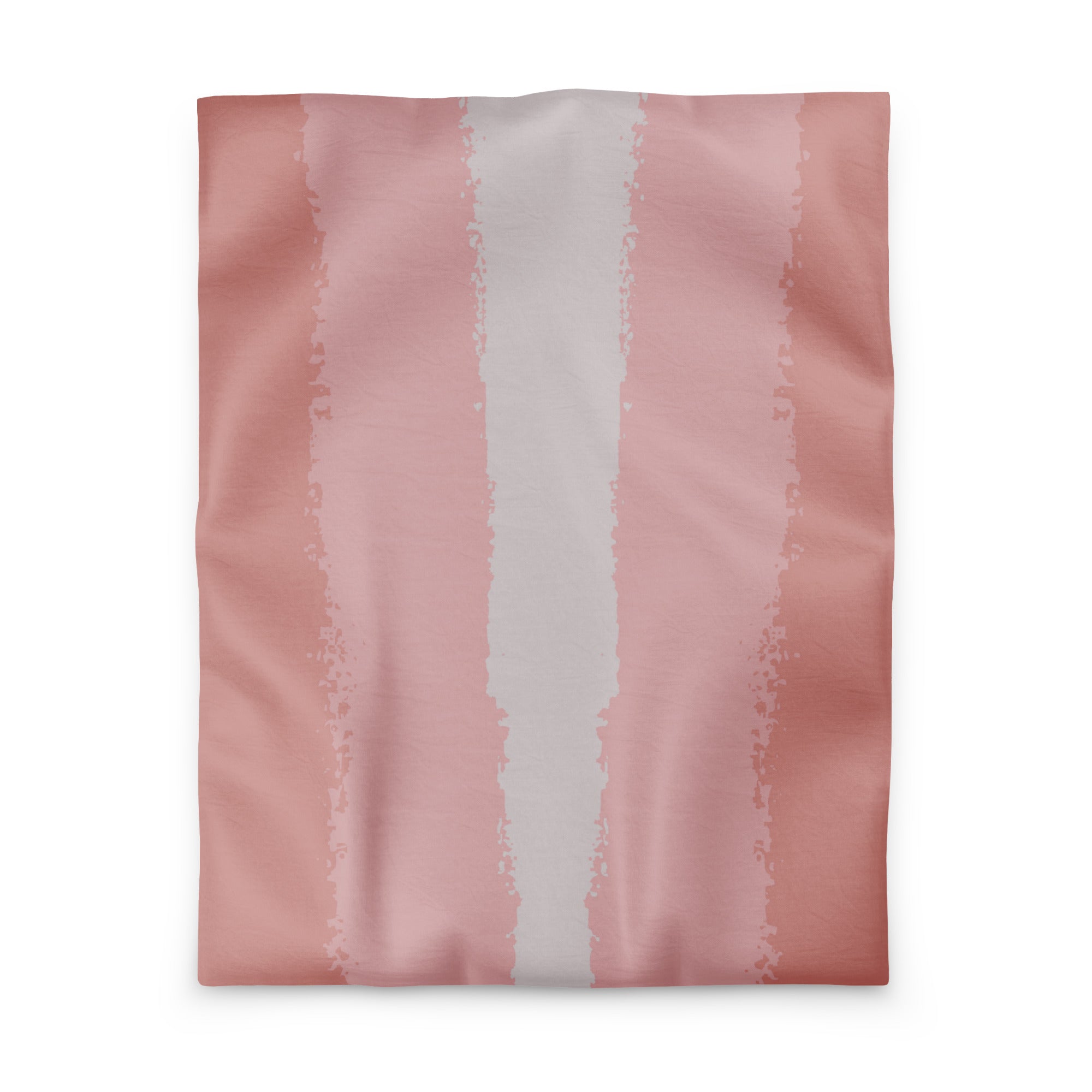 twin size pink striped duvet cover minimalist bedroom