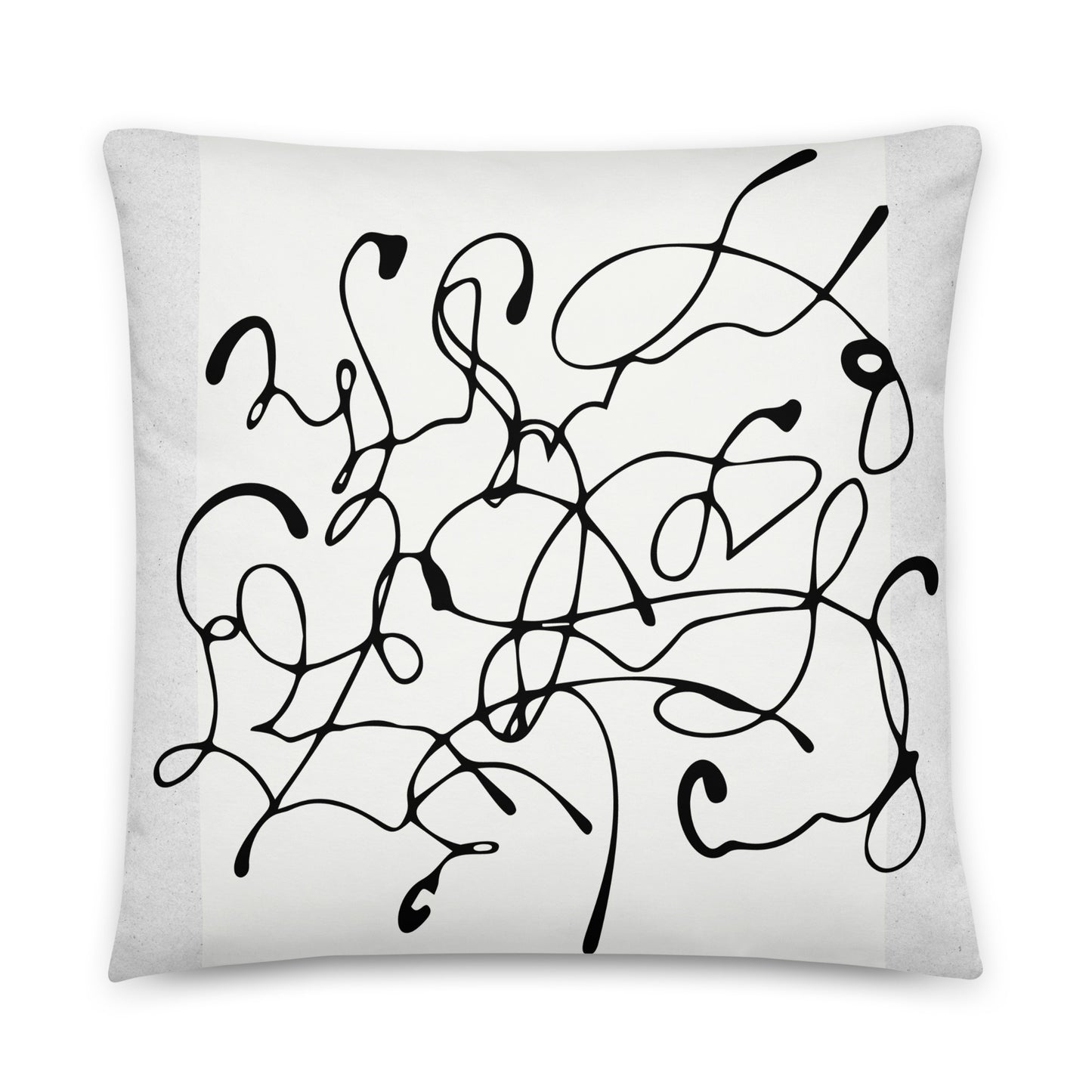 Abstract Print Throw Pillow - Mirfia