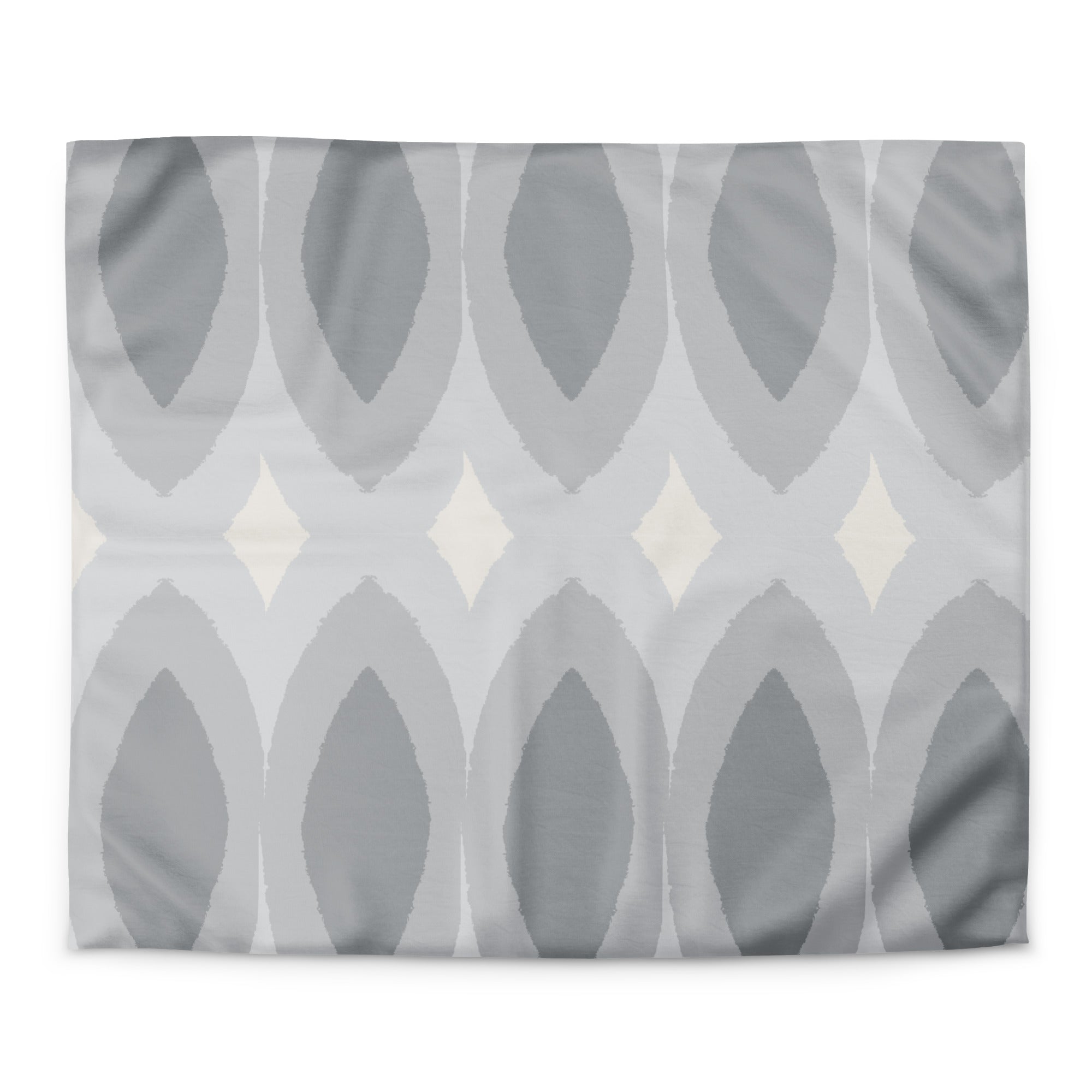 king size abstract silver bed cover contemporary design