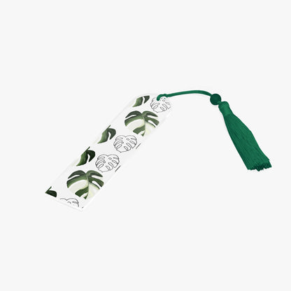 arched acrylic bookmark botanical print