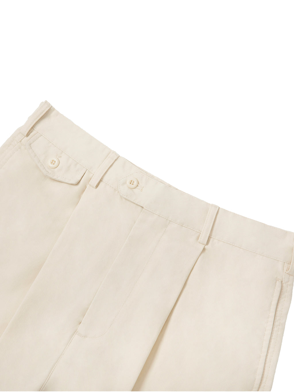 Straight leg pants with adjustable waist