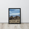 modern desert wall decor framed