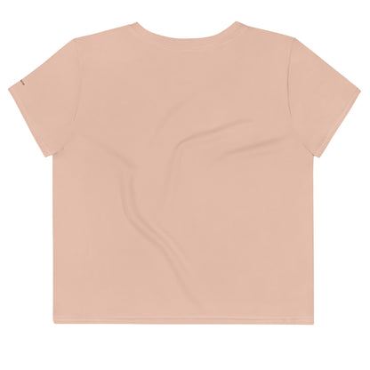 Humble Sportswear, women's crop t-shirt relaxed fit pink