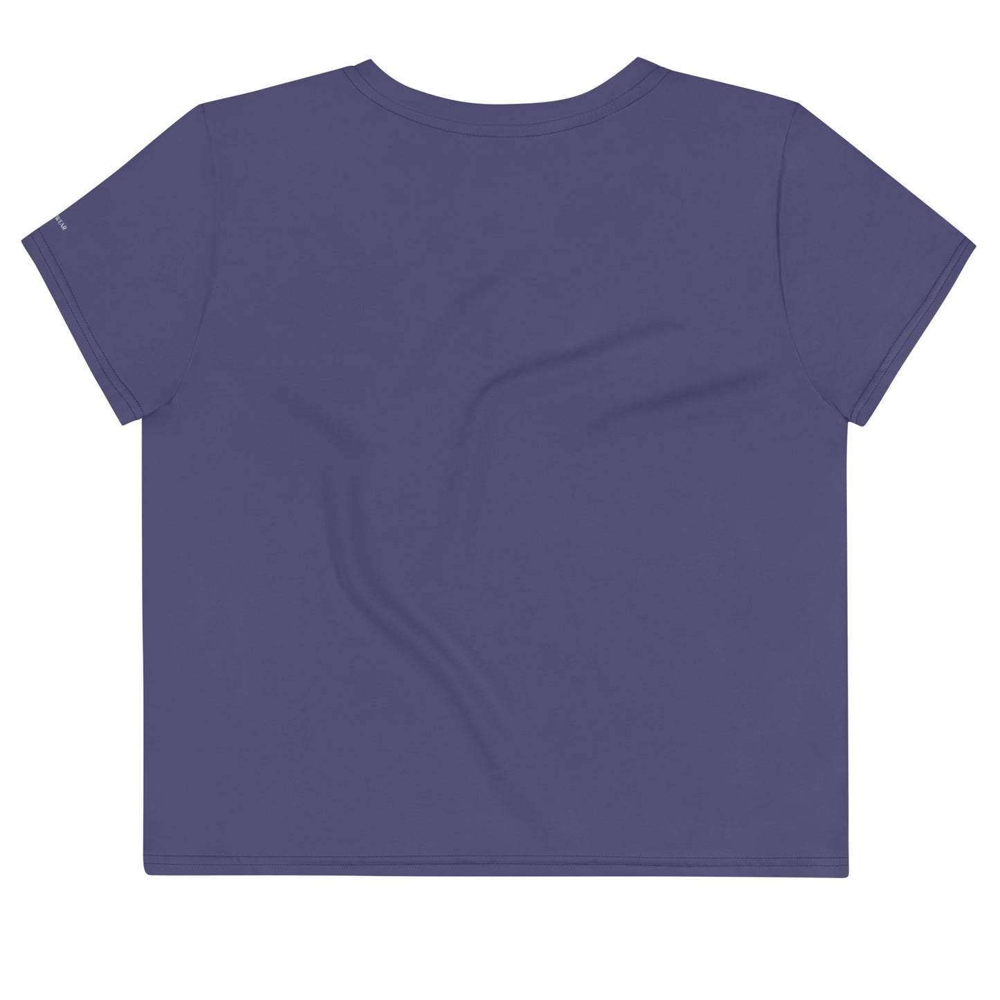 Humble Sportswear, women's crop t-shirt relaxed fit short sleeve purple