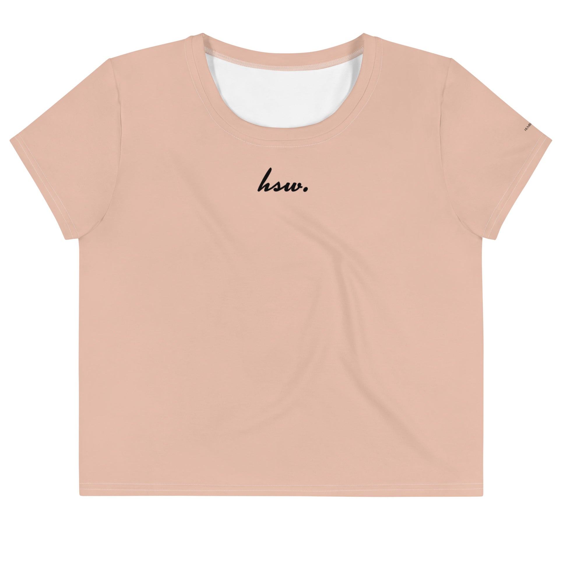 Humble Sportswear, women's crop t-shirt relaxed fit pink