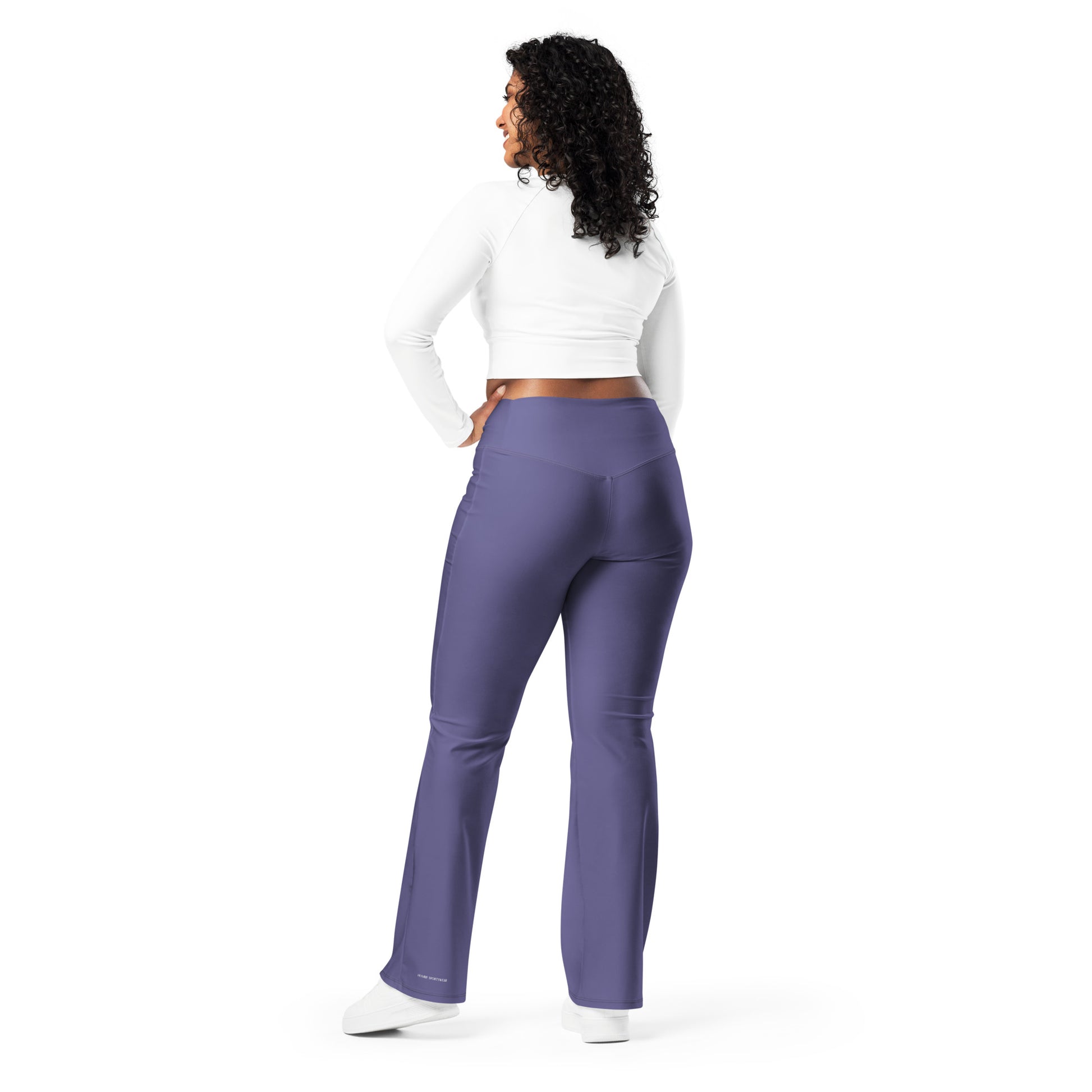 Humble Sportswear, women's high waisted butt lifting flare legged leggings