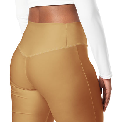 Humble Sportswear, women's high waisted form flattering color match flare leggings 