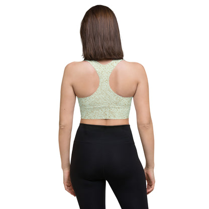 Humble Sportswear women's compression sports bra motley green 