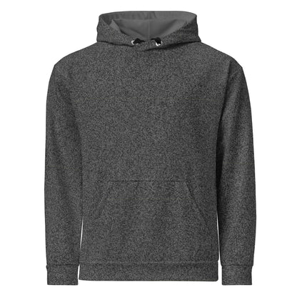 recycled men's slim fit hoodie all over print grey