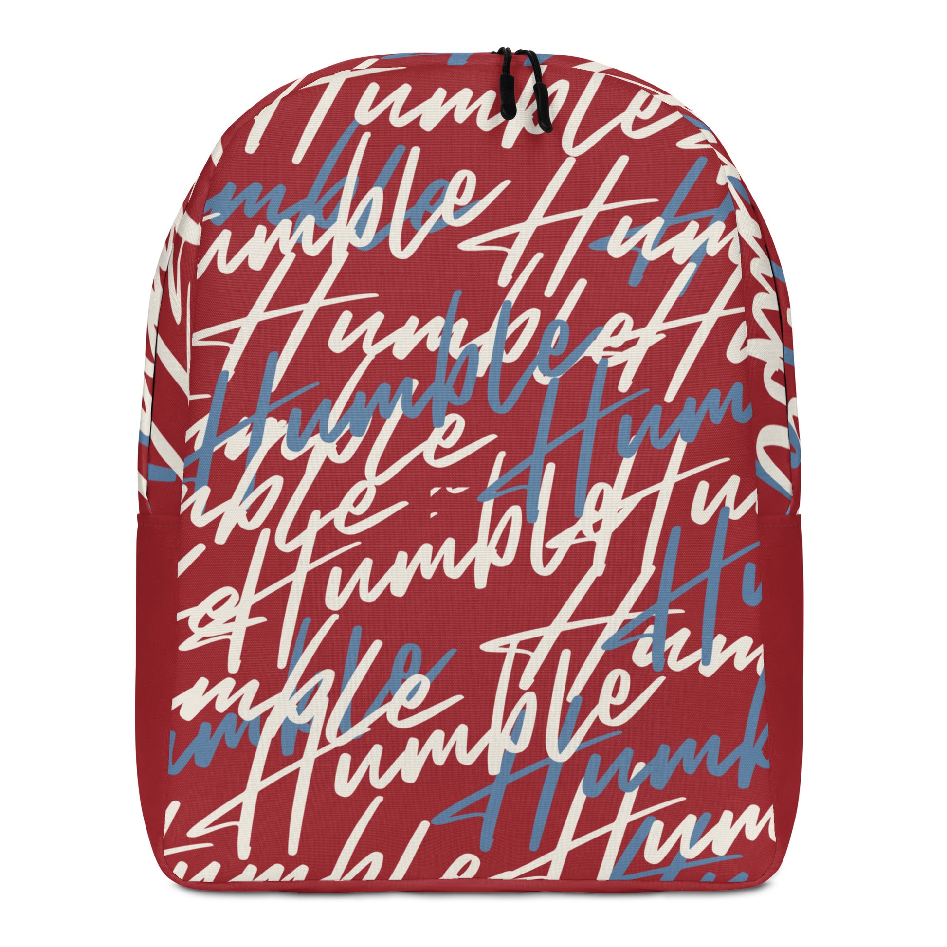 Humble Sportswear, unisex backpack with red all-over print