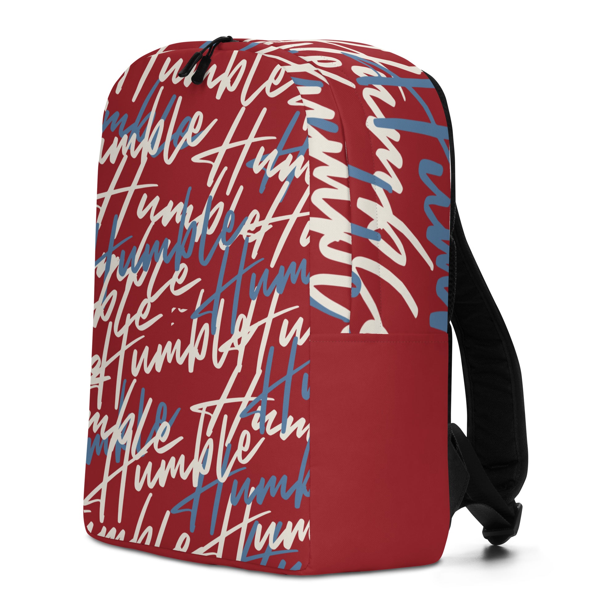 Humble Sportswear, unisex backpack with red all-over print