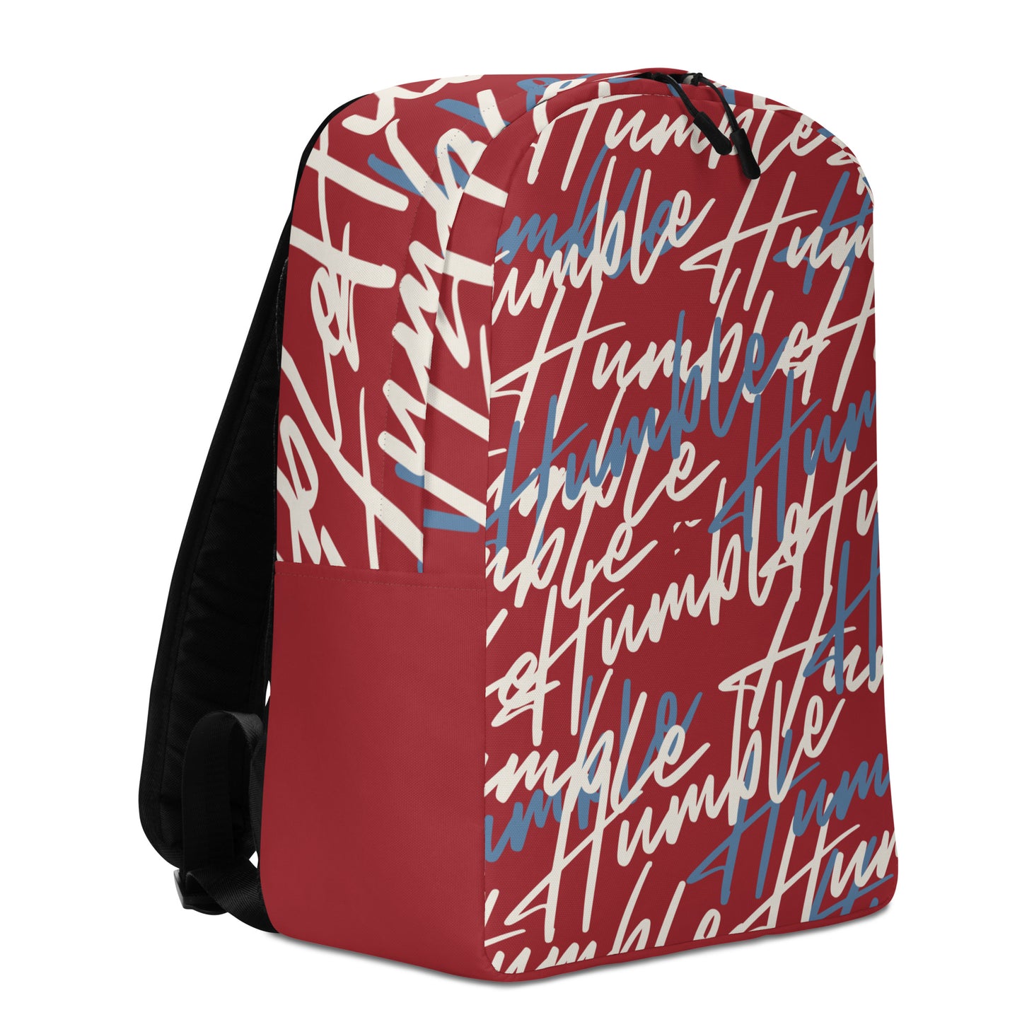 Humble Sportswear, unisex backpack with red all-over print