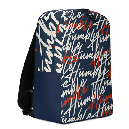 Humble Sportswear, unisex backpack with blue all-over print