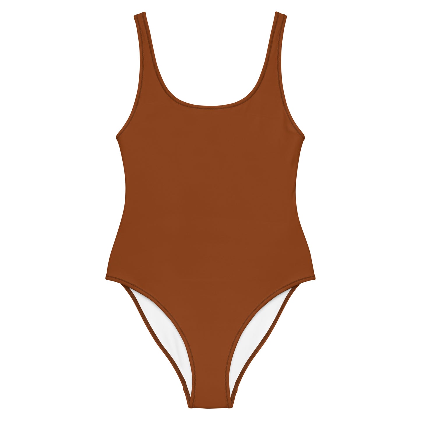 Humble Sportswear. women's brown one piece low back swimsuit 