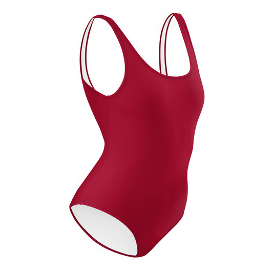 Humble Sportswear™ Women's Carmine Red One Piece Swimsuit