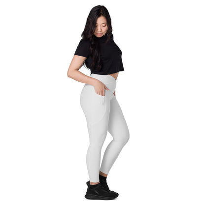 Humble Sportswear, women's high waisted gray pocket leggings 