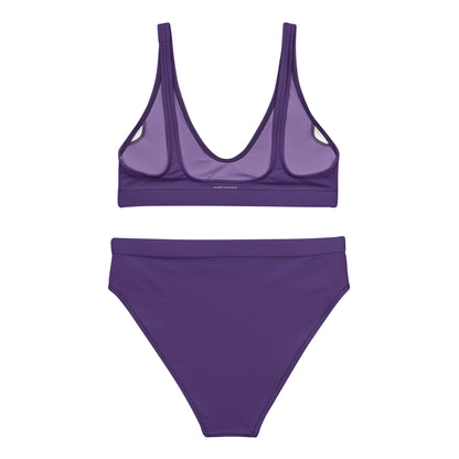 Humble Sportswear, women's Color Match scoop neck sport bikini set with matching high waisted bottoms 