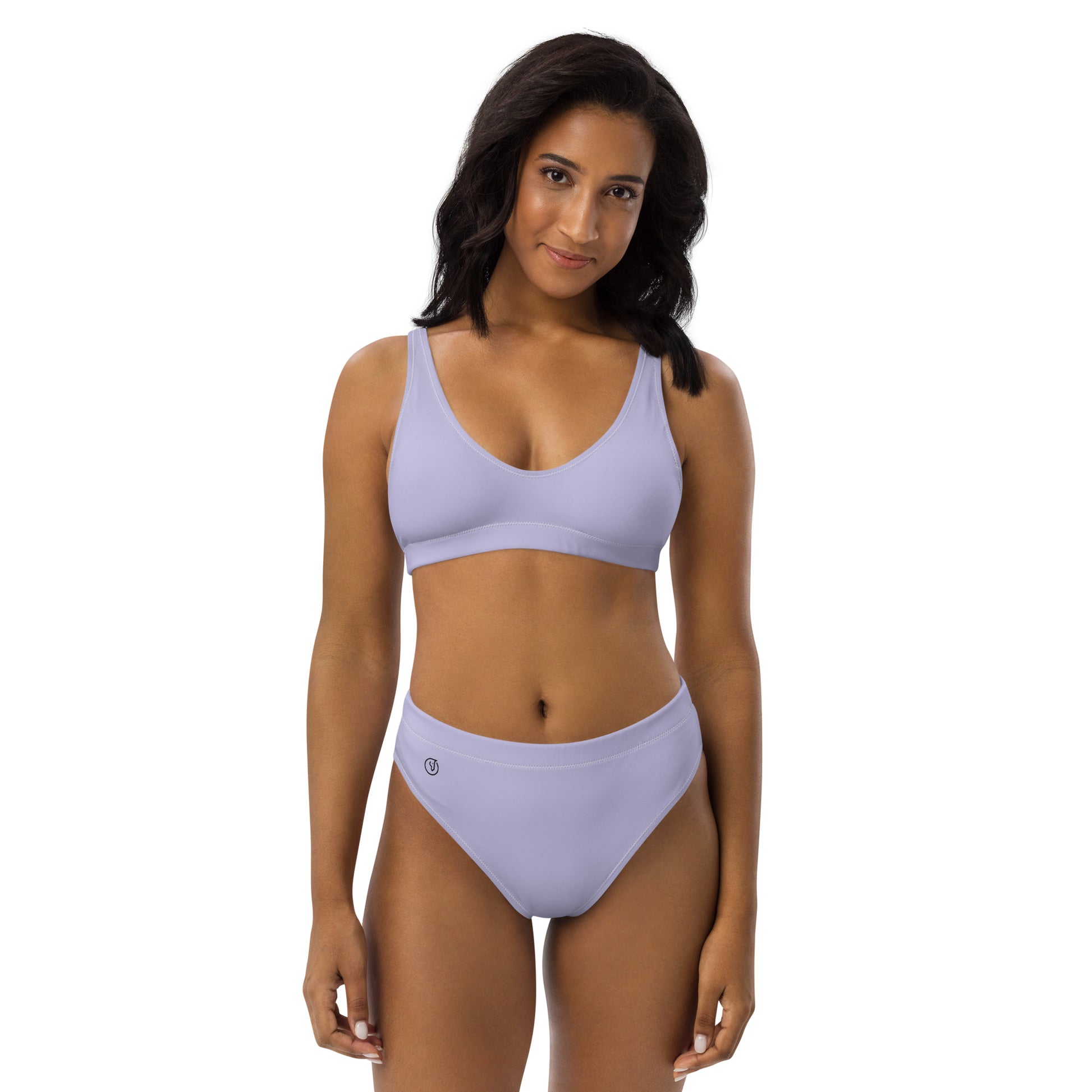 Humble Sportswear, women's Color Match lavender two piece sport bikini set