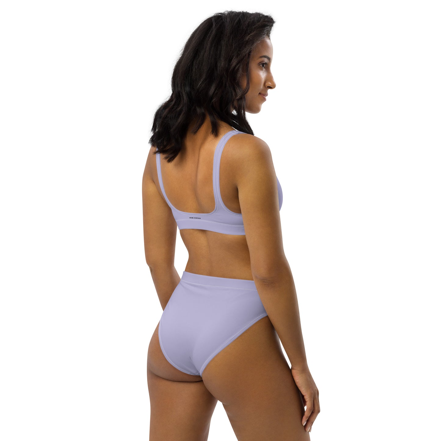 Humble Sportswear, women's Color Match lavender two piece sport bikini set