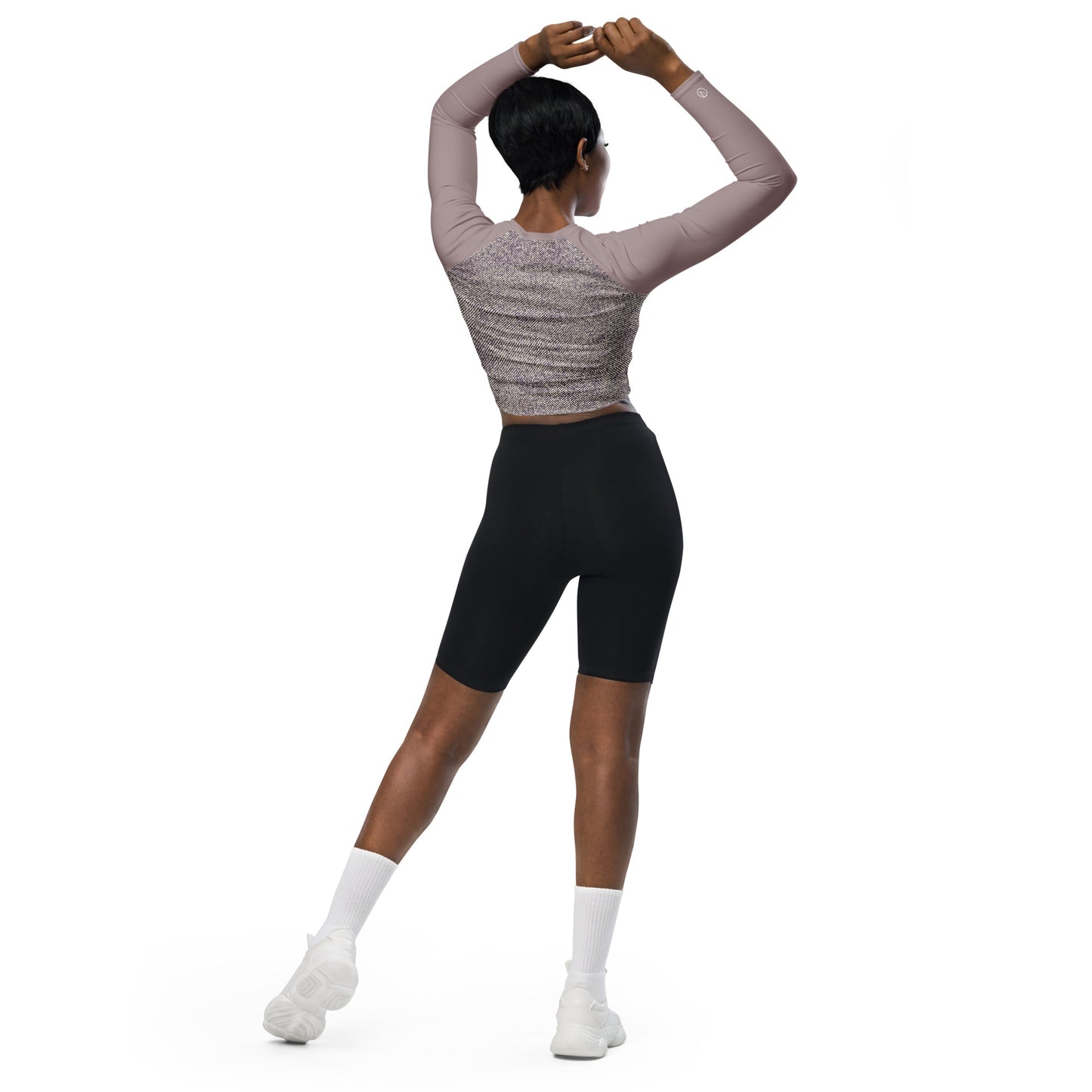 Humble Sportswear™ Pattens Indigo Compression Crop Top