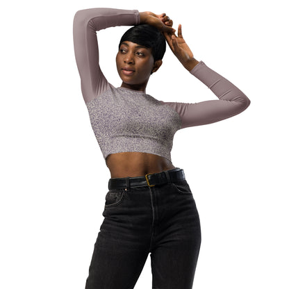 Humble Sportswear™ Pattens Indigo Compression Crop Top