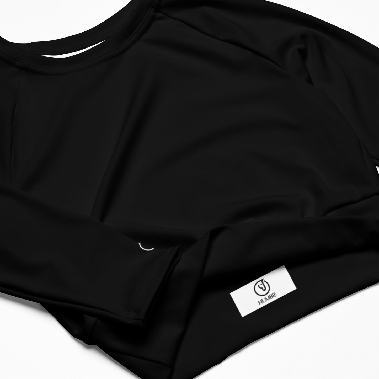 Humble Sportswear™ Black Compression Crop Top