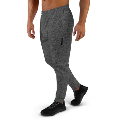 recycled slim fit joggers for men all-over print grey