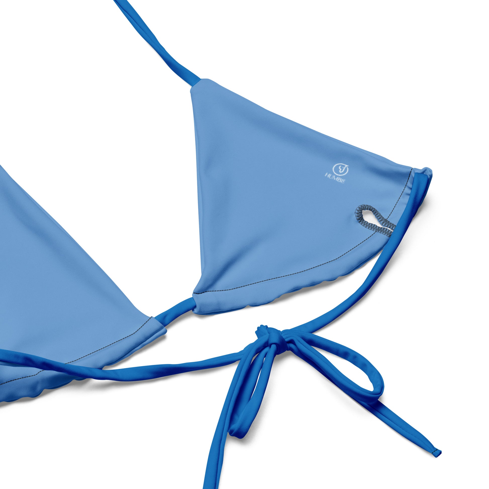 Humble Sportswear, women's blue Color Match two-piece string bikini