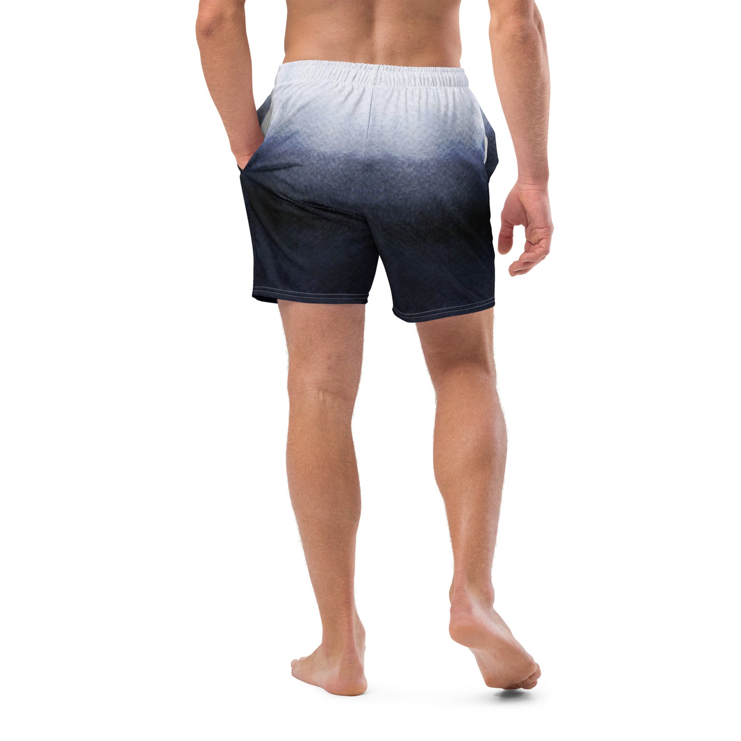 Humble Sportswear, men's breathable swim trunks with pockets, mesh inner lining swim shorts