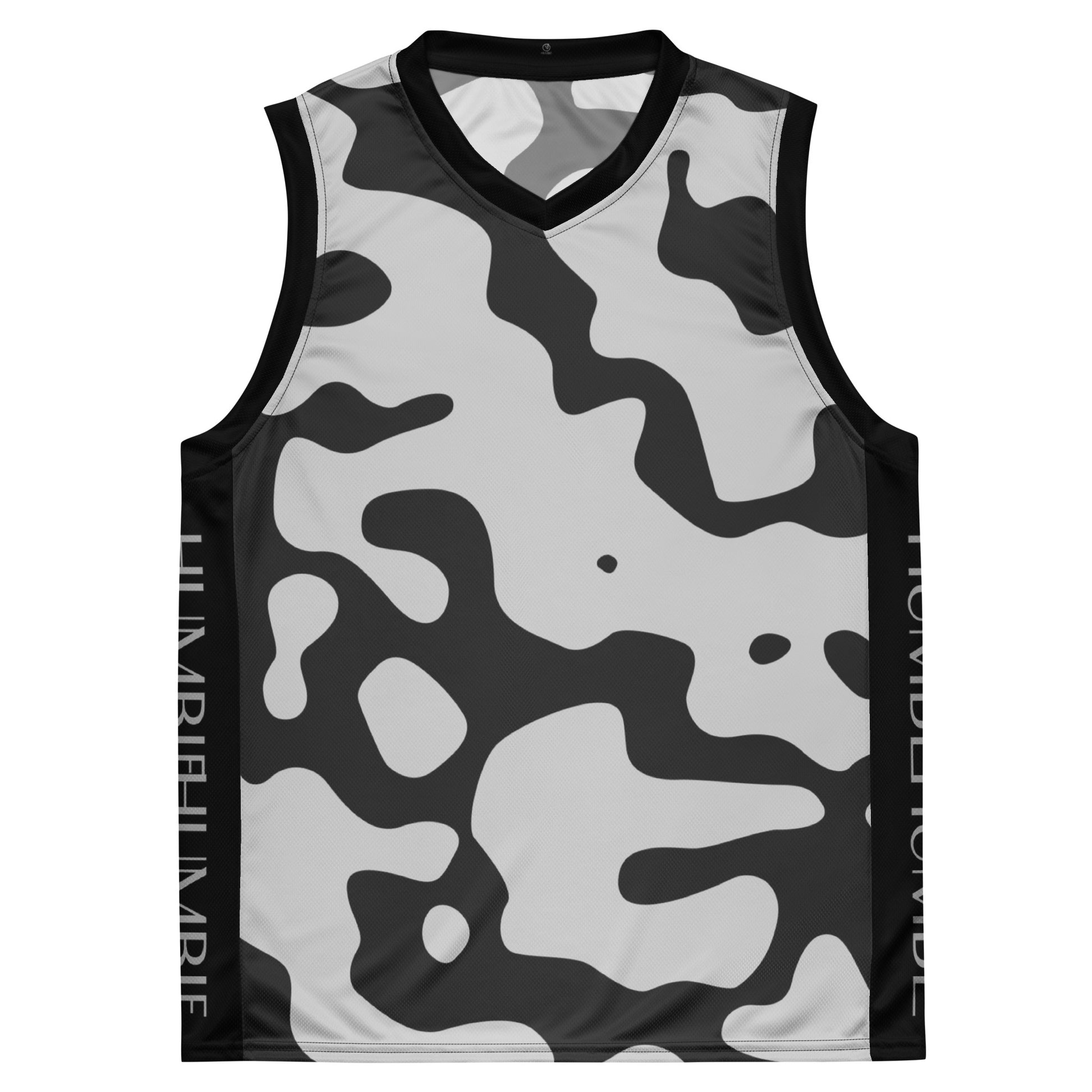 men's camo grey moisture-wicking basketball jersey, Humble Sportswear