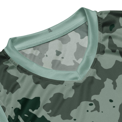 Humble Sportswear, men's green camo workout basketball jersey's