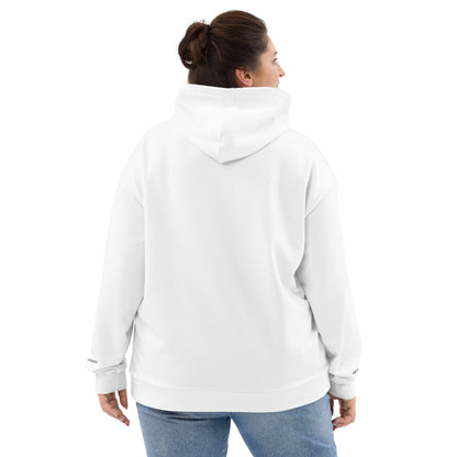 Humble Sportswear women's relaxed fit hoodie color match white 