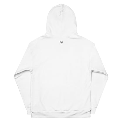 Humble Sportswear women's relaxed fit hoodie color match white 