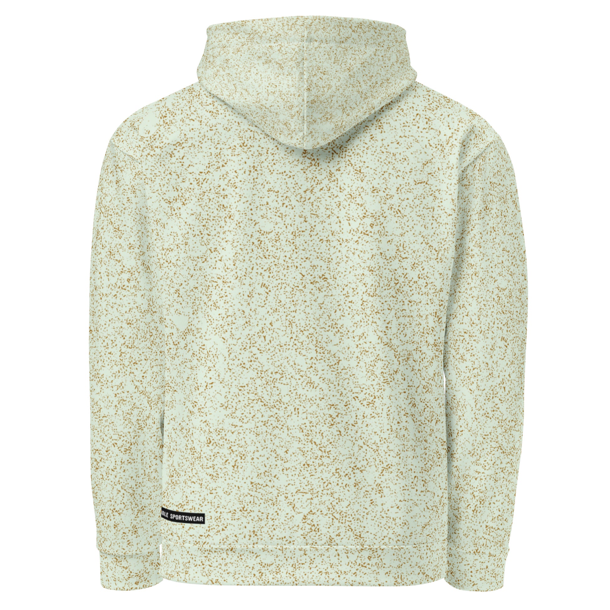 Humble Sportswear women’s relaxed fit hoodie motley green all over print 