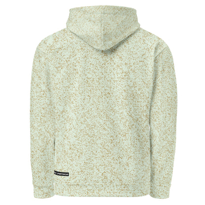 Humble Sportswear women’s relaxed fit hoodie motley green all over print 