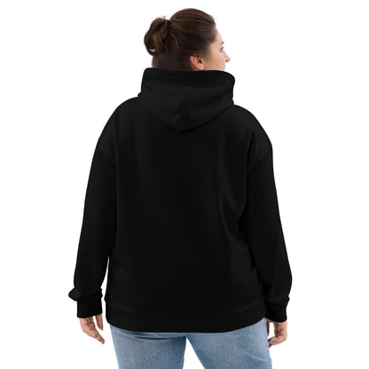 Humble Sportswear women's relaxed fit hoodie color match black