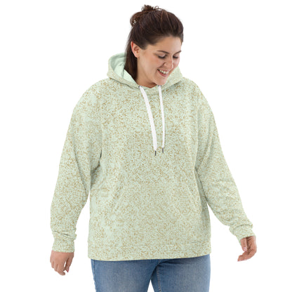 Humble Sportswear women’s relaxed fit hoodie motley green all over print 