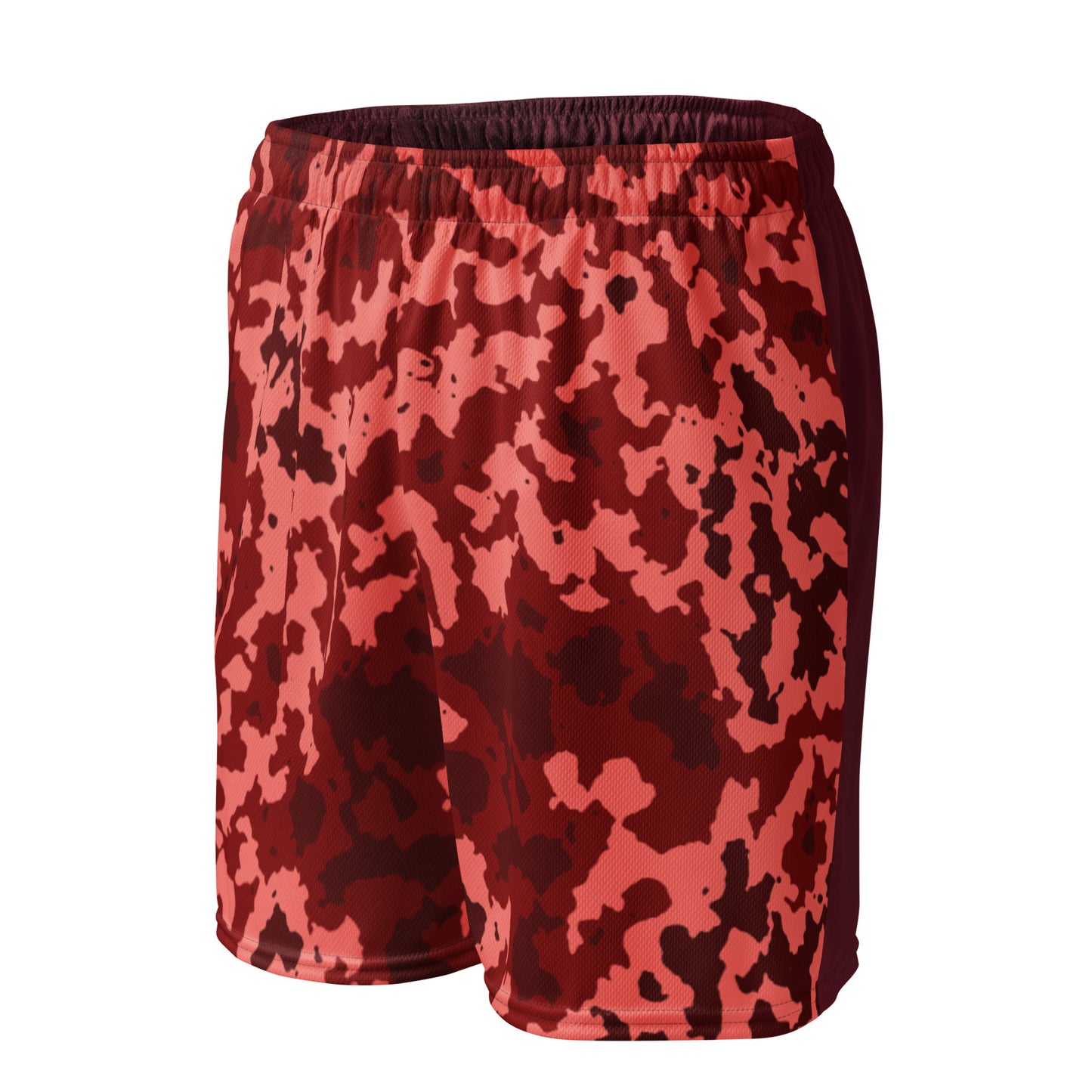 red camo basketball shorts for men with moisture-wicking fabrics, Humble Sportswear