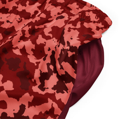 red camo basketball shorts for men with moisture-wicking fabrics, Humble Sportswear