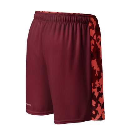 red camo basketball shorts for men with moisture-wicking fabrics, Humble Sportswear