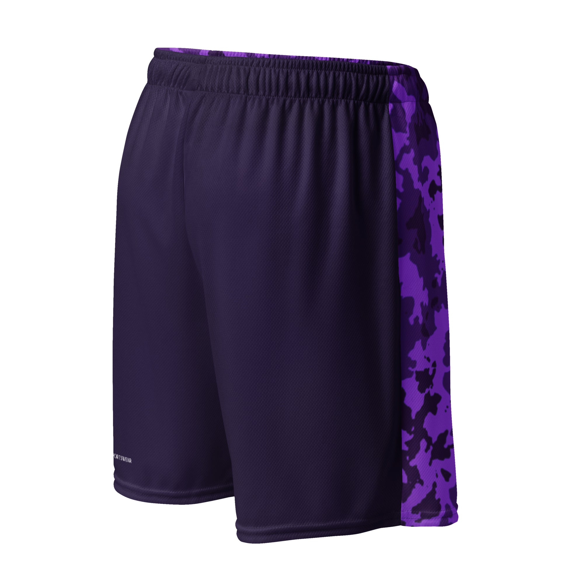 Humble Sportswear, men's dry fit moisture-wicking camo mesh basketball shorts